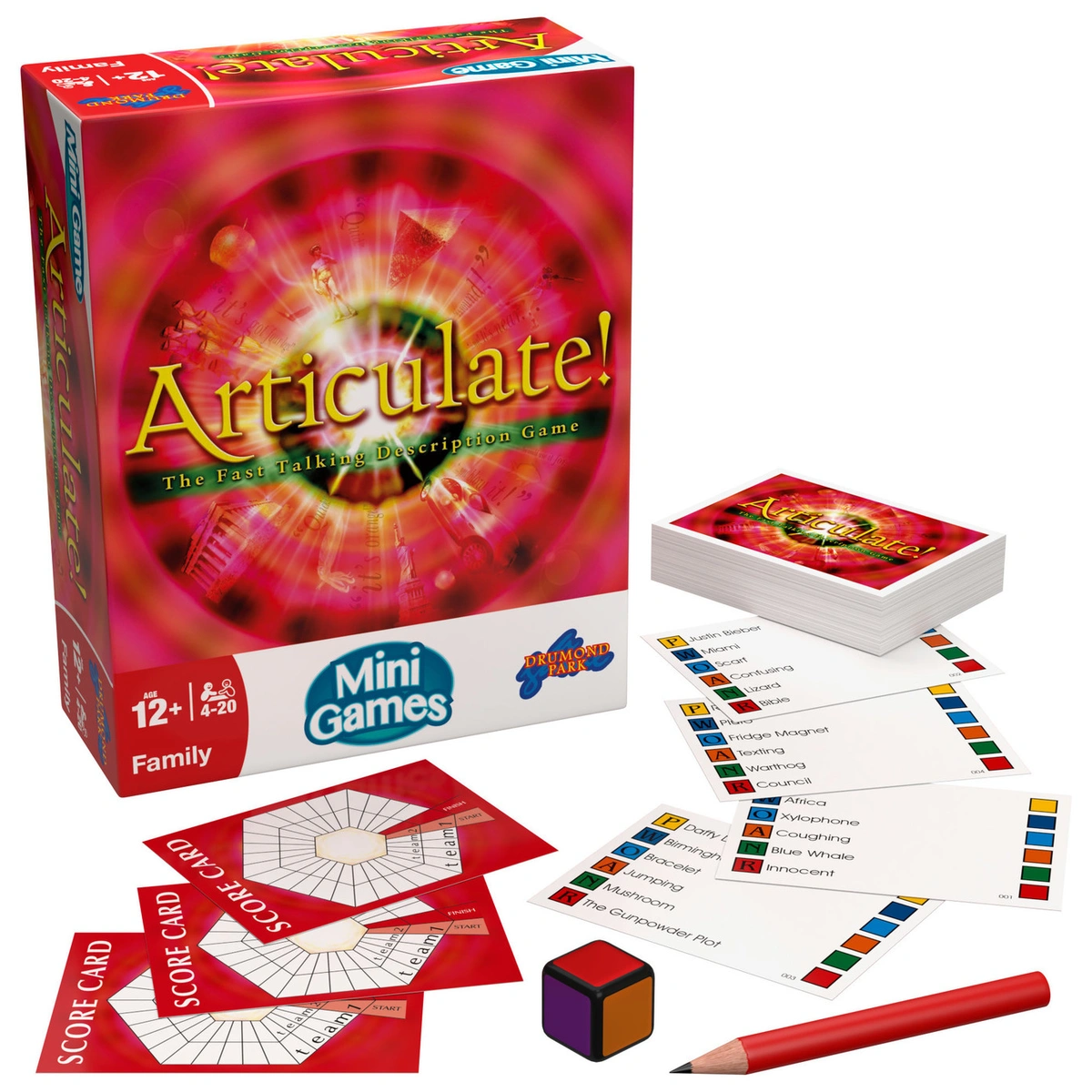 Drumond Park Articulate Mini Board Game