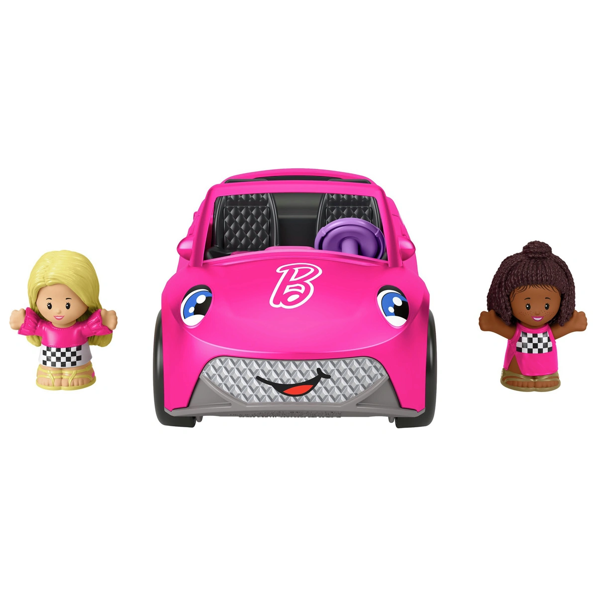 Fisher-Price Little People Barbie Convertible and 2 Figures