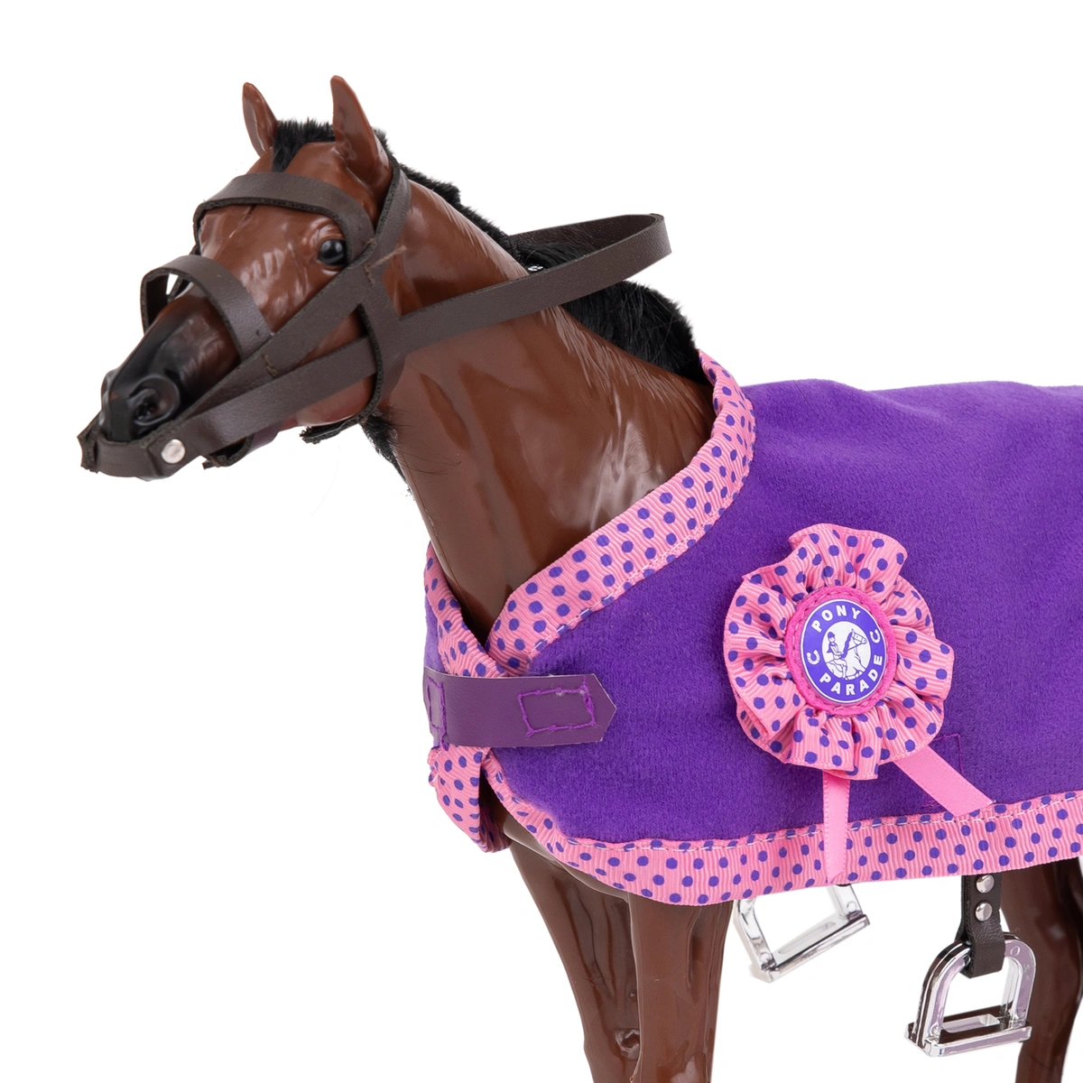 Pony Parade Dark Bay Pony Playset- 10inch/24cm
