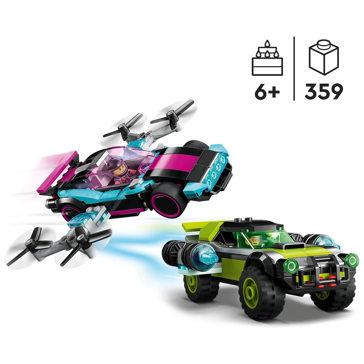 LEGO City Modified Racing Cars 2K DRIVE Toys Set 60396