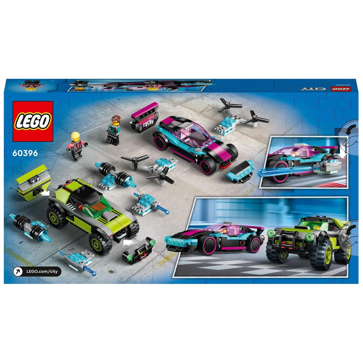 LEGO City Modified Racing Cars 2K DRIVE Toys Set 60396