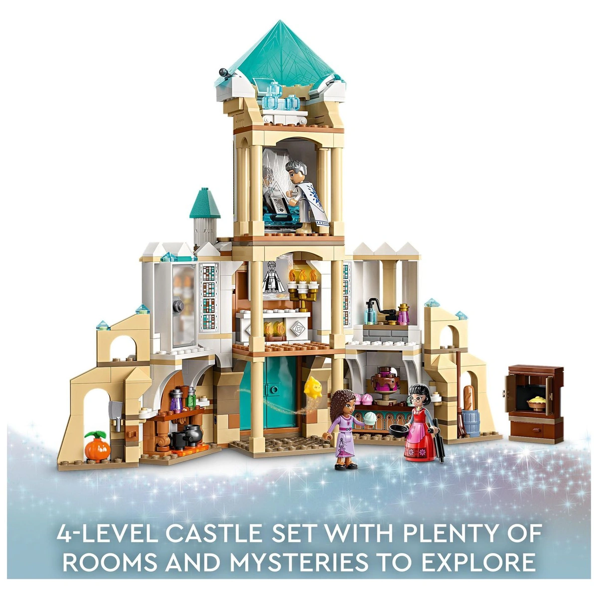 LEGO Disney Wish King Magnifico's Castle Building Toy 43224