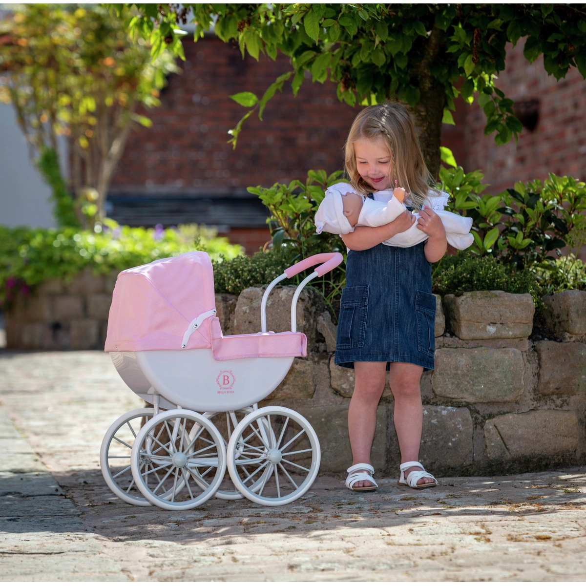 Bella Rosa My First Carriage Dolls Pram