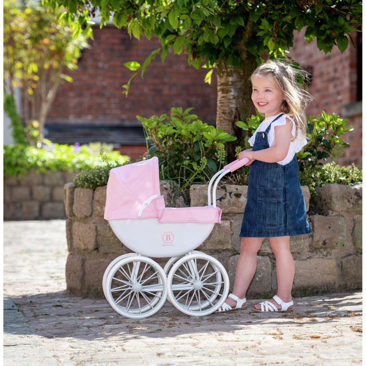 Bella Rosa My First Carriage Dolls Pram