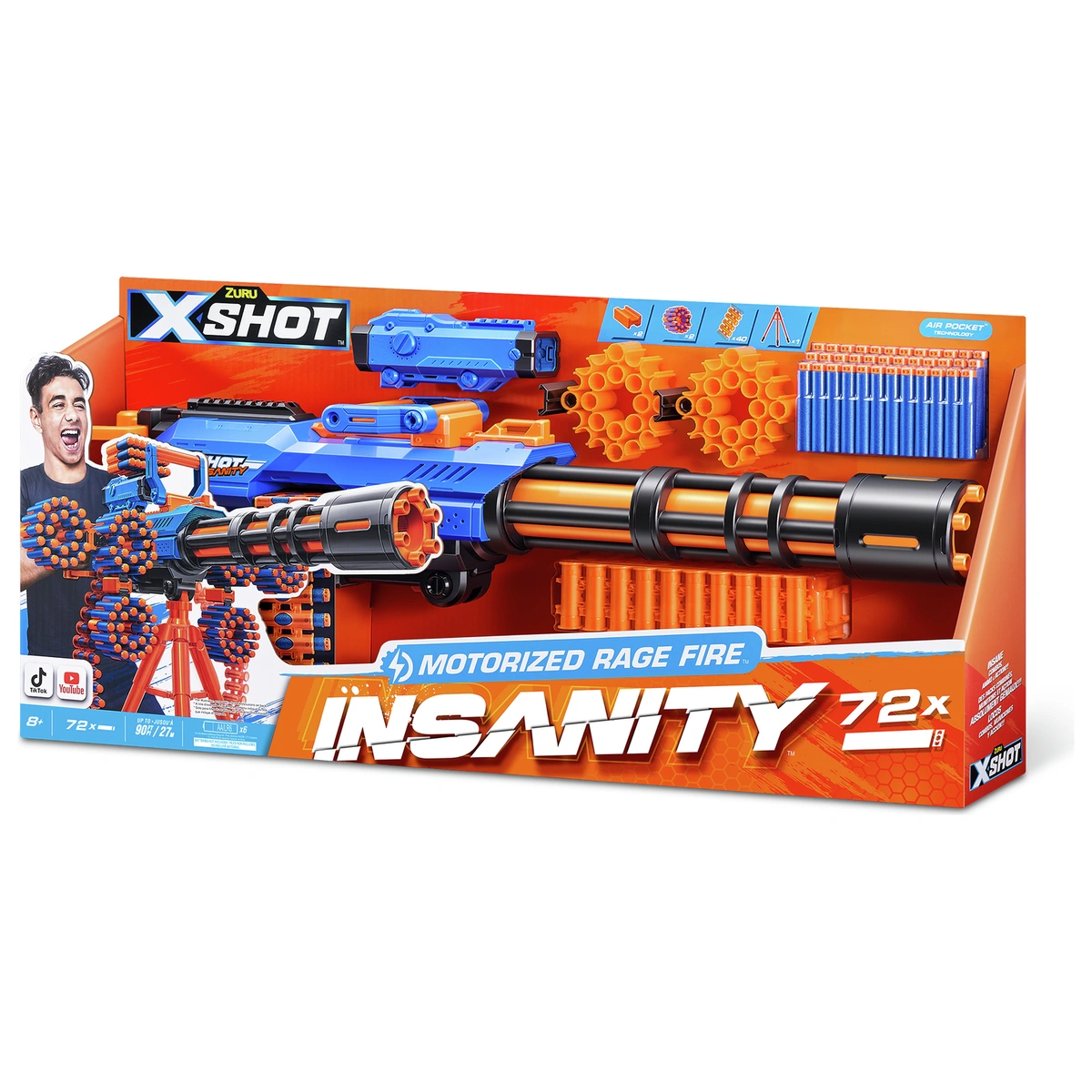 XSHOT Insanity Manic Blaster (24 Darts)