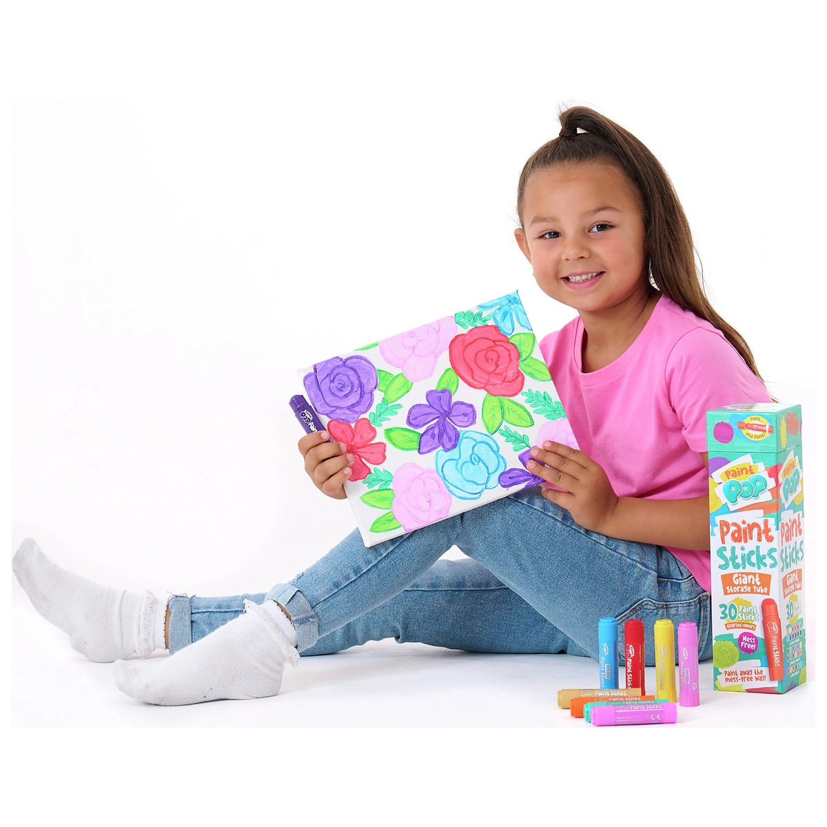 Paint Pop Jumbo 30 Pieces Paint Sticks
