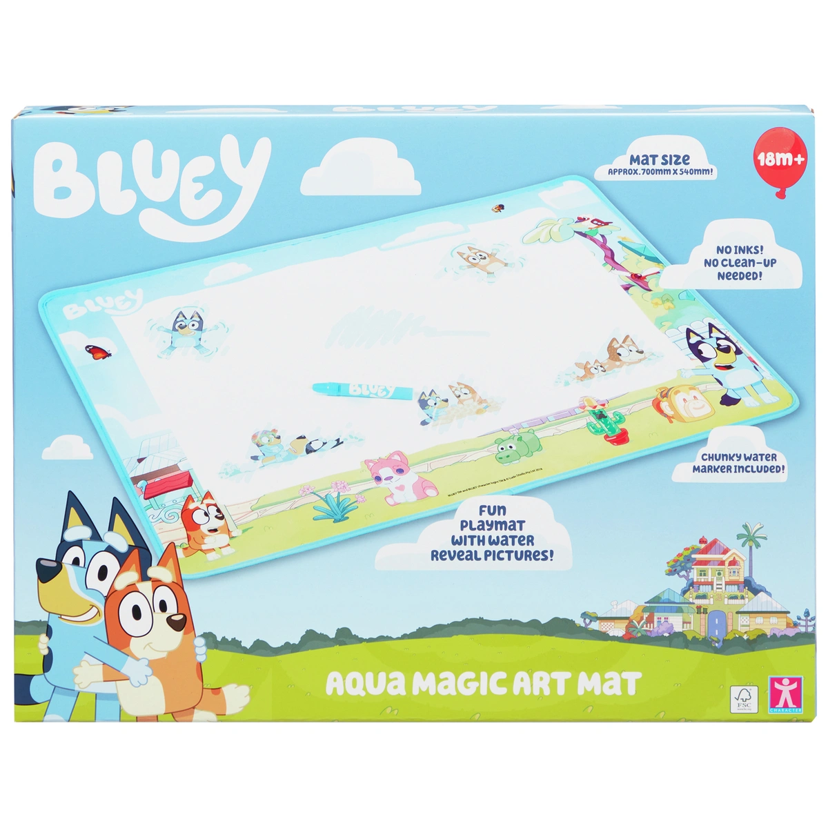 Bluey Aquamagic Art Mat