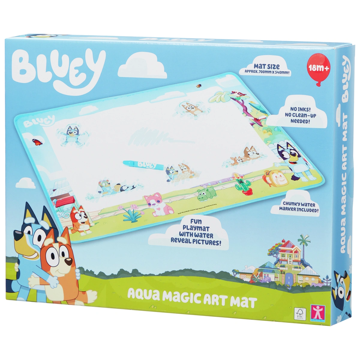 Bluey Aquamagic Art Mat