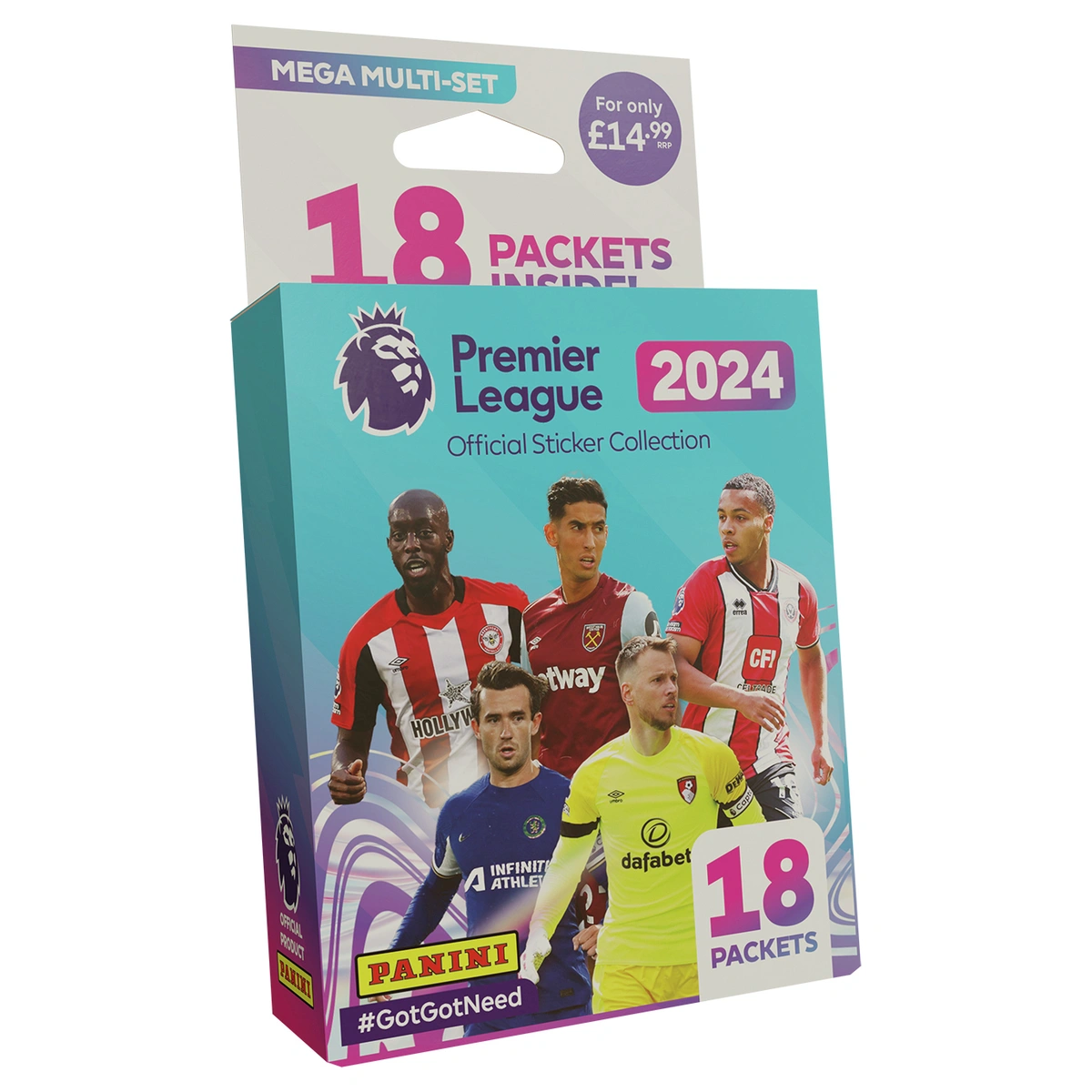Panini Premier League 2023/24 Stickers Mega Multiset