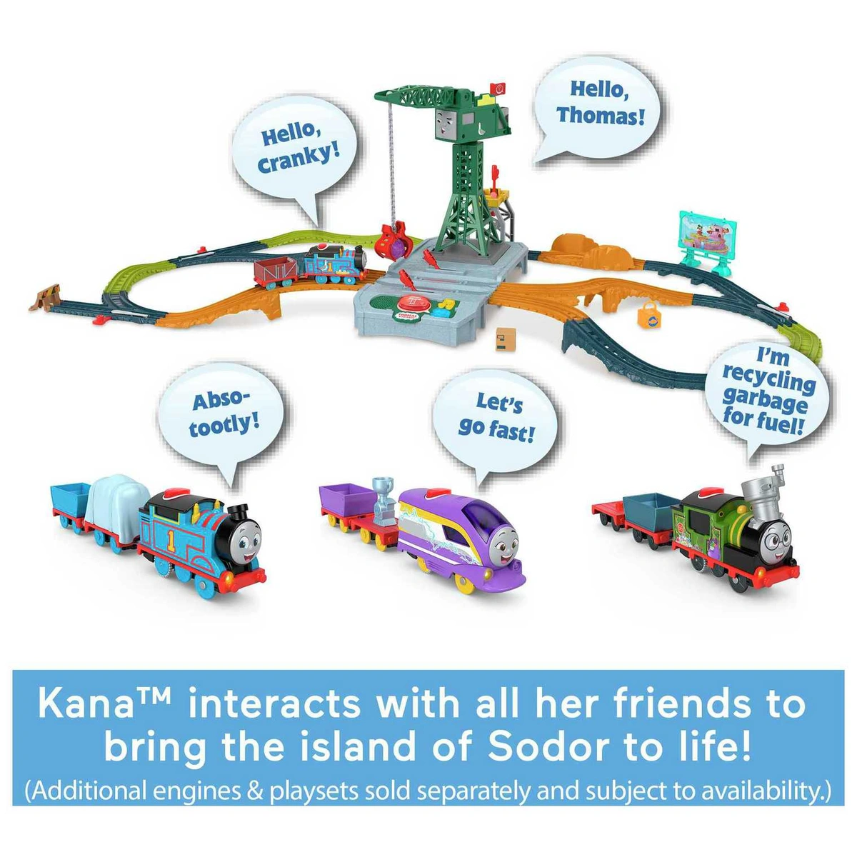 Thomas & Friends Talking Motorised Kana Train Engine Toy