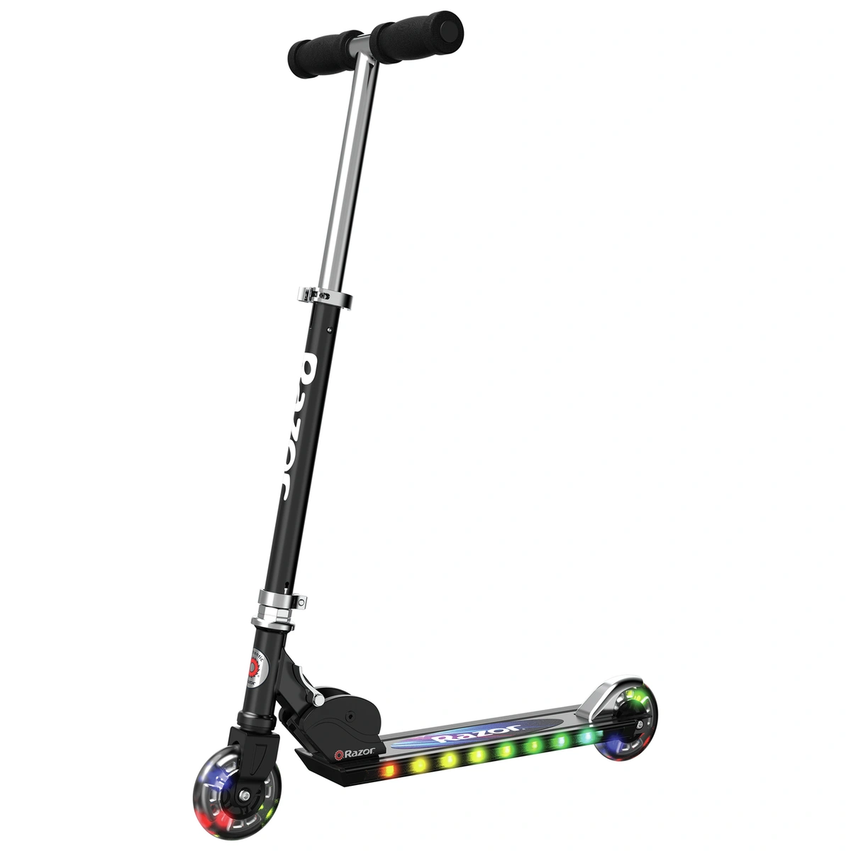 Razor A+ Lightshow Foldable Light Up Scooter - Black