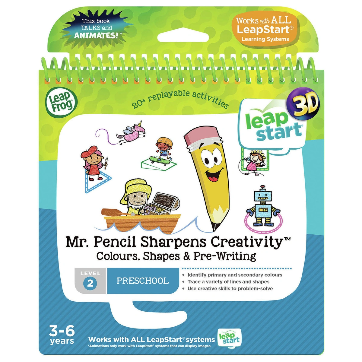 Leapfrog Leapstart Mr.Pencil Sharpens Creativity Book