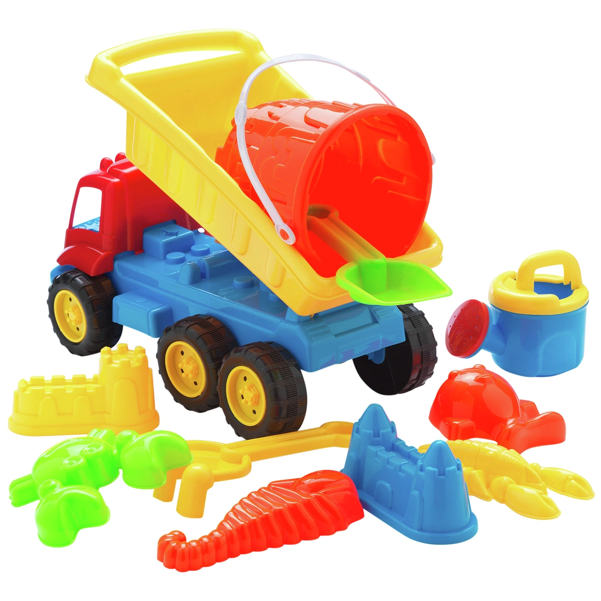 Chad Valley Sand Toy Truck and Tools Set