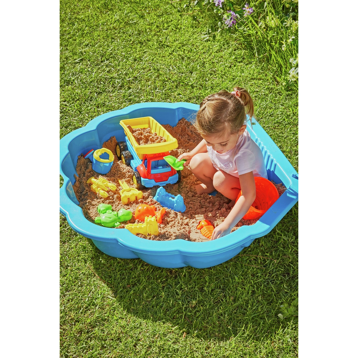 Chad Valley Sand Toy Truck and Tools Set