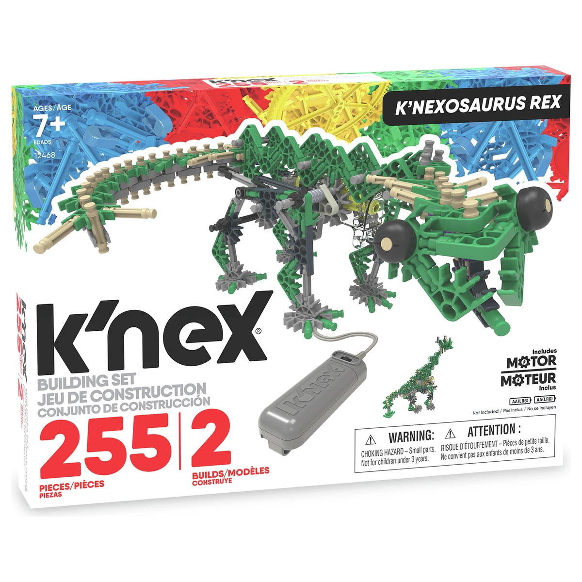 K'NEX KNexosaurus Green Rex Construction Set