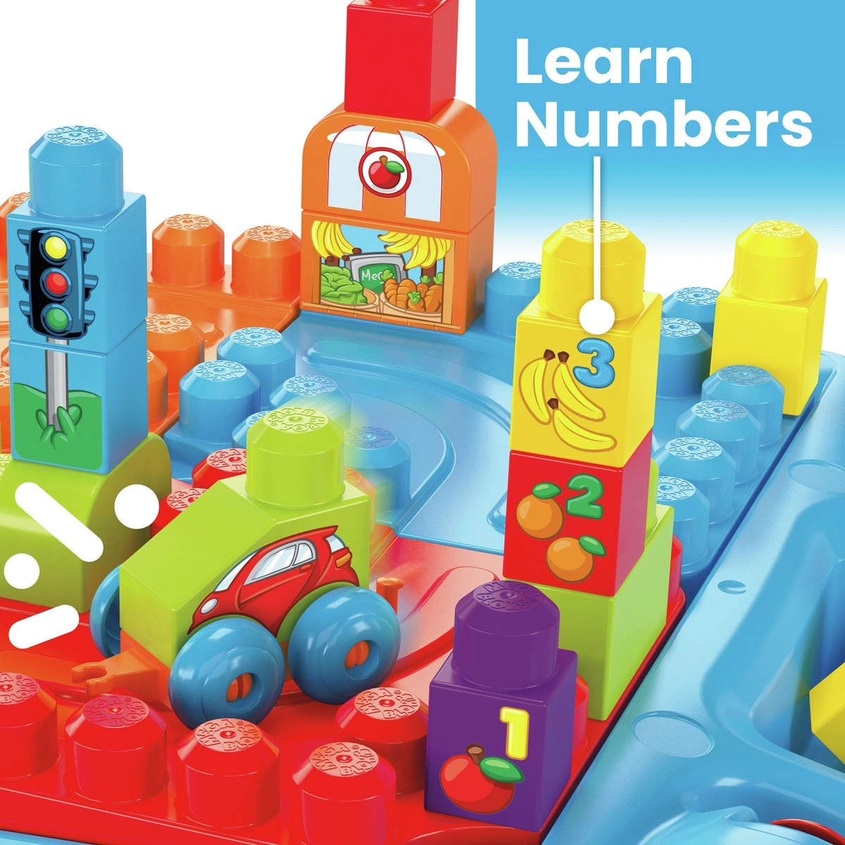 Mega Bloks First Builders Build 'n' Learn Table