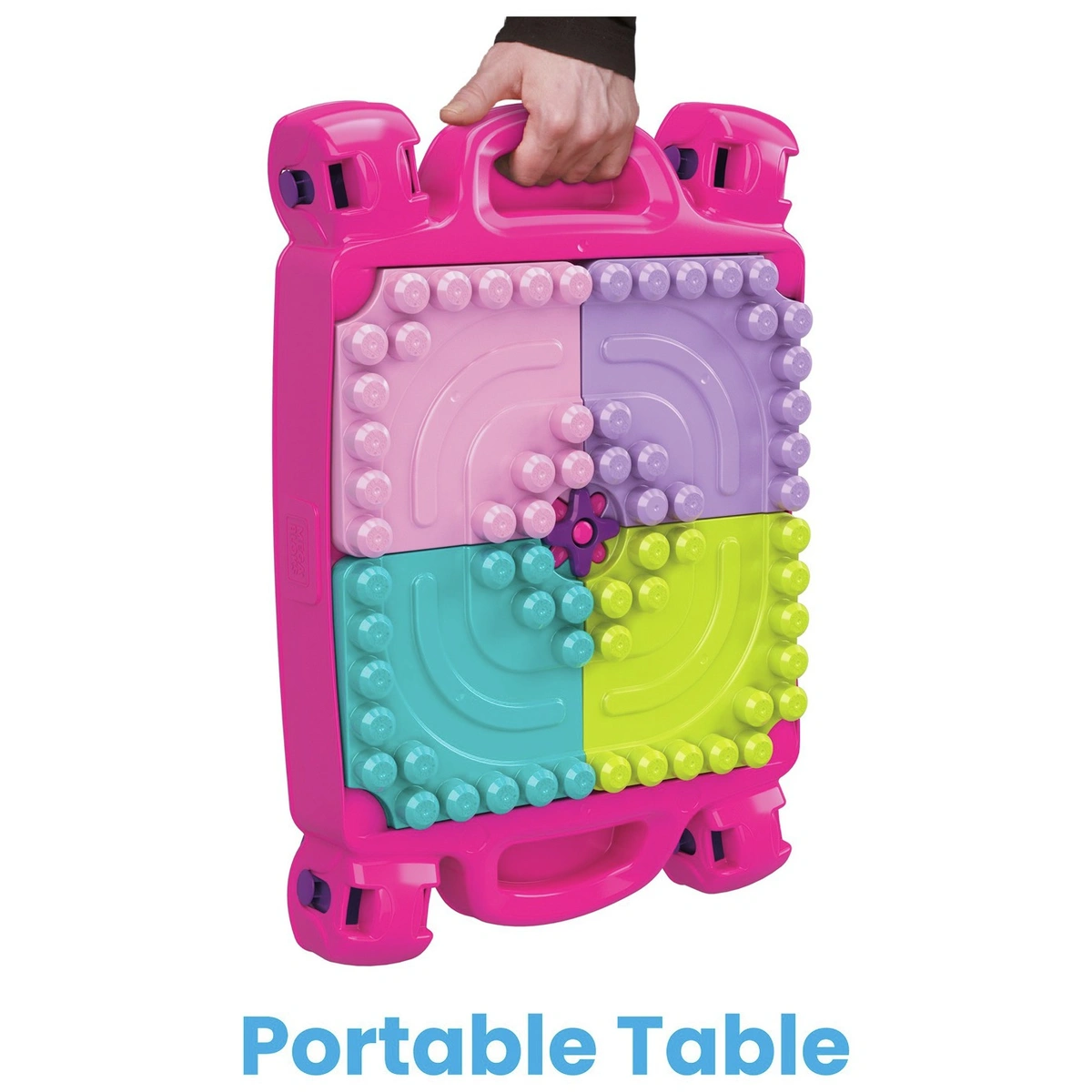 Mega Bloks Build n Learn Table – Pink