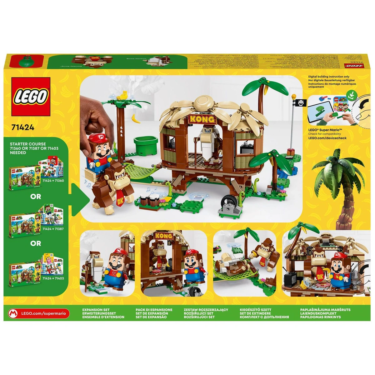 LEGO Super Mario Donkey Kong Tree House Expansion Set 71424
