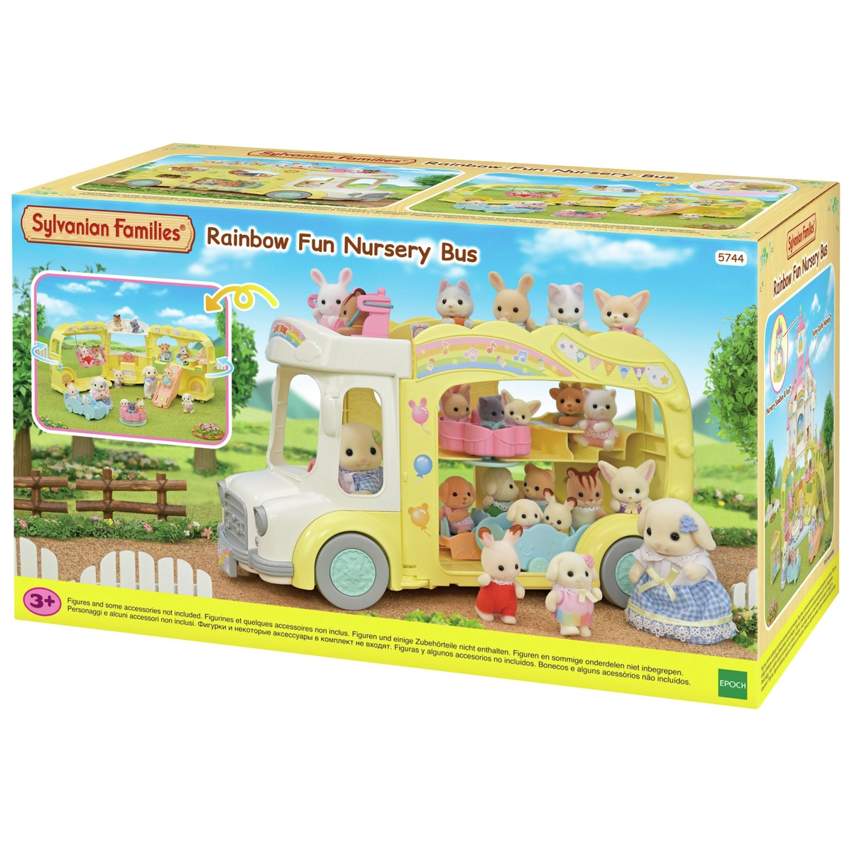 Sylvanian Families Rainbow Fun Nursery Bus