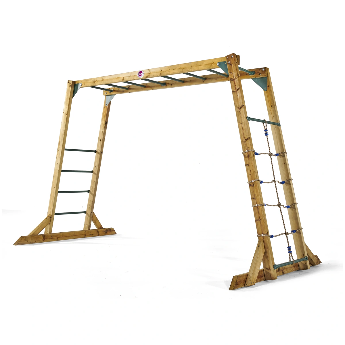Plum Wooden Free Standing Monkey Bars