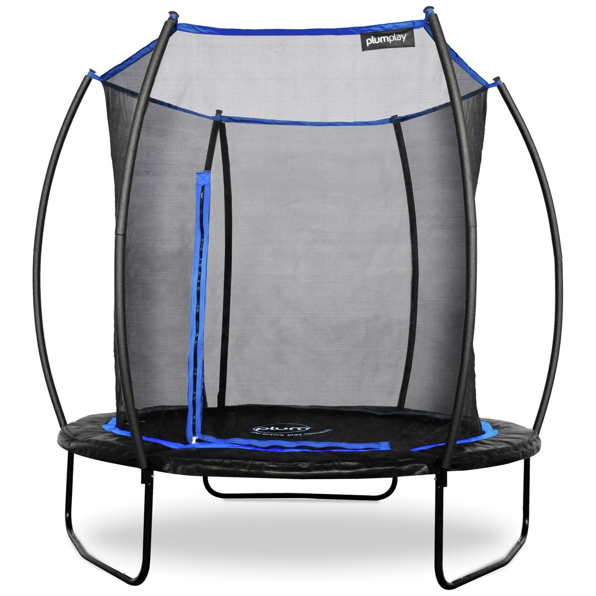 Plum 8ft Deluxe Springsafe Outdoor Trampoline with Enclosure