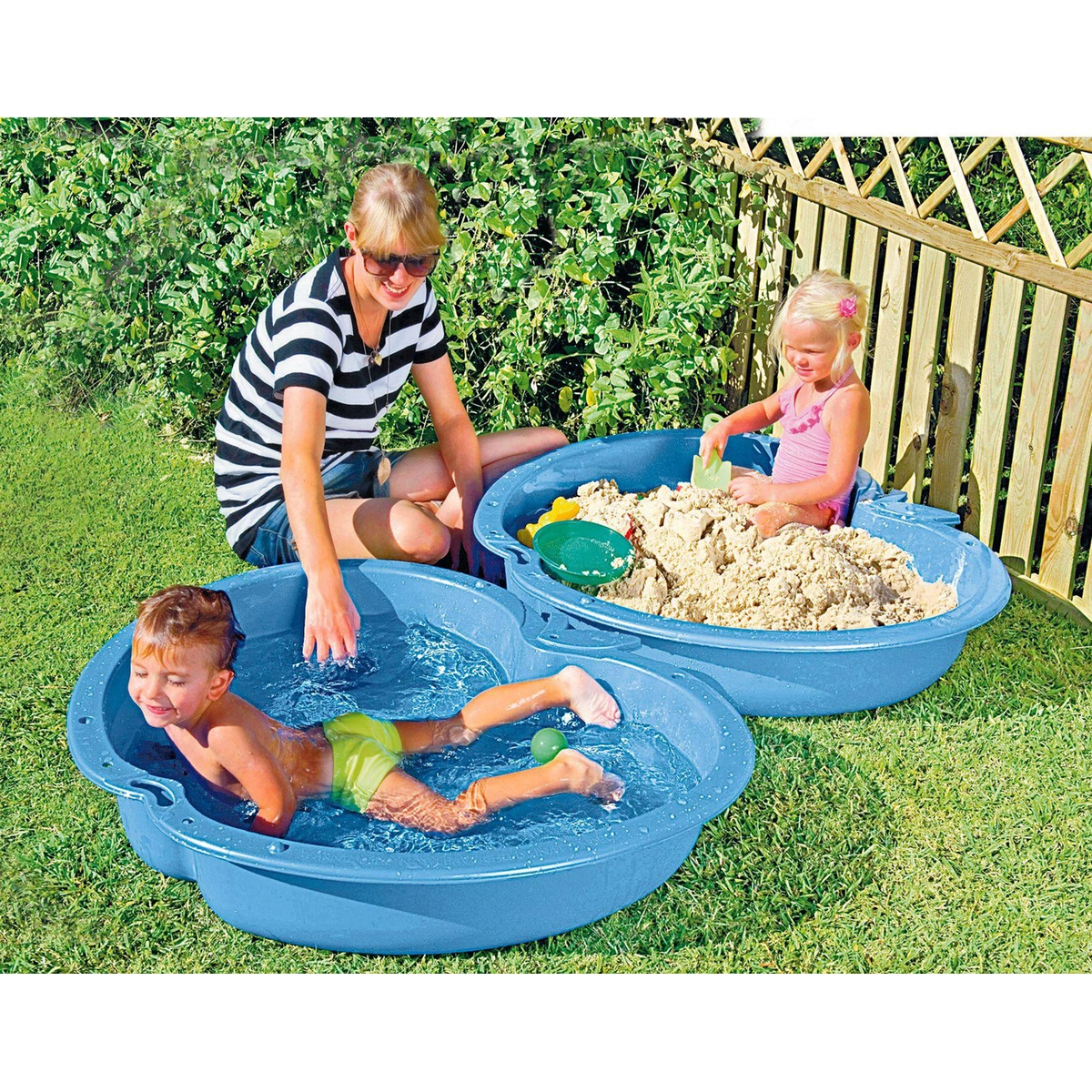 Chad Valley Sand and Water Pit - Blue