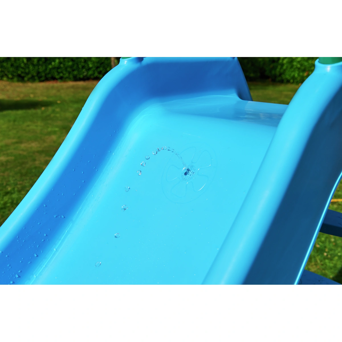Chad Valley 9ft Kids Wavy Garden Slide - Blue