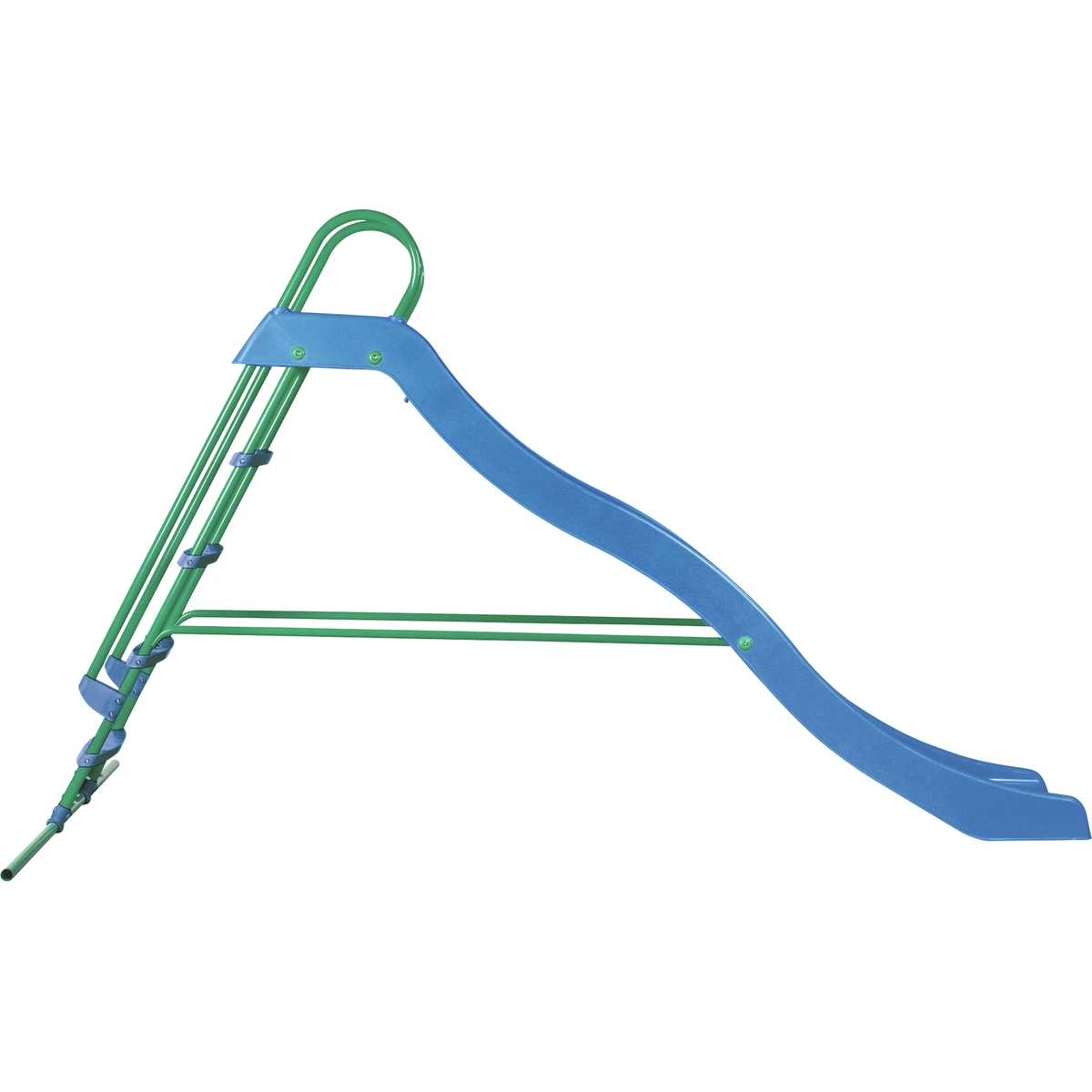 Chad Valley 9ft Kids Wavy Garden Slide - Blue