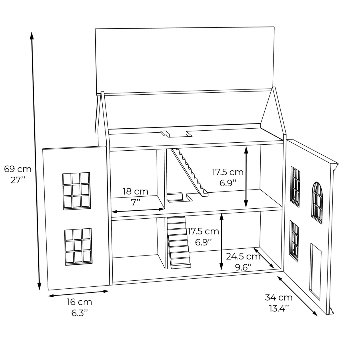 Jupiter Workshops Wooden Dolls House