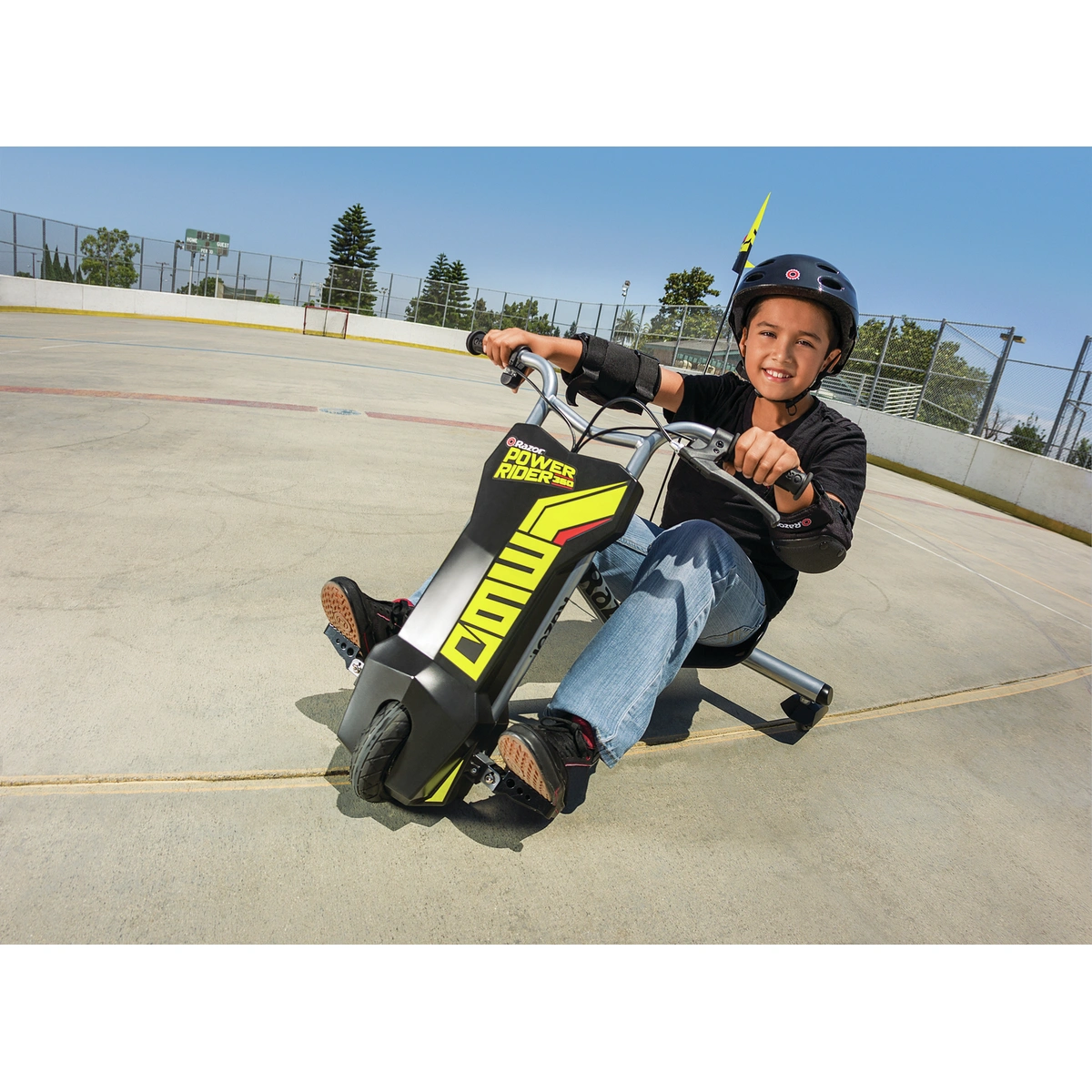Razor PowerRider 360 Electric Ride On for Kids - Black