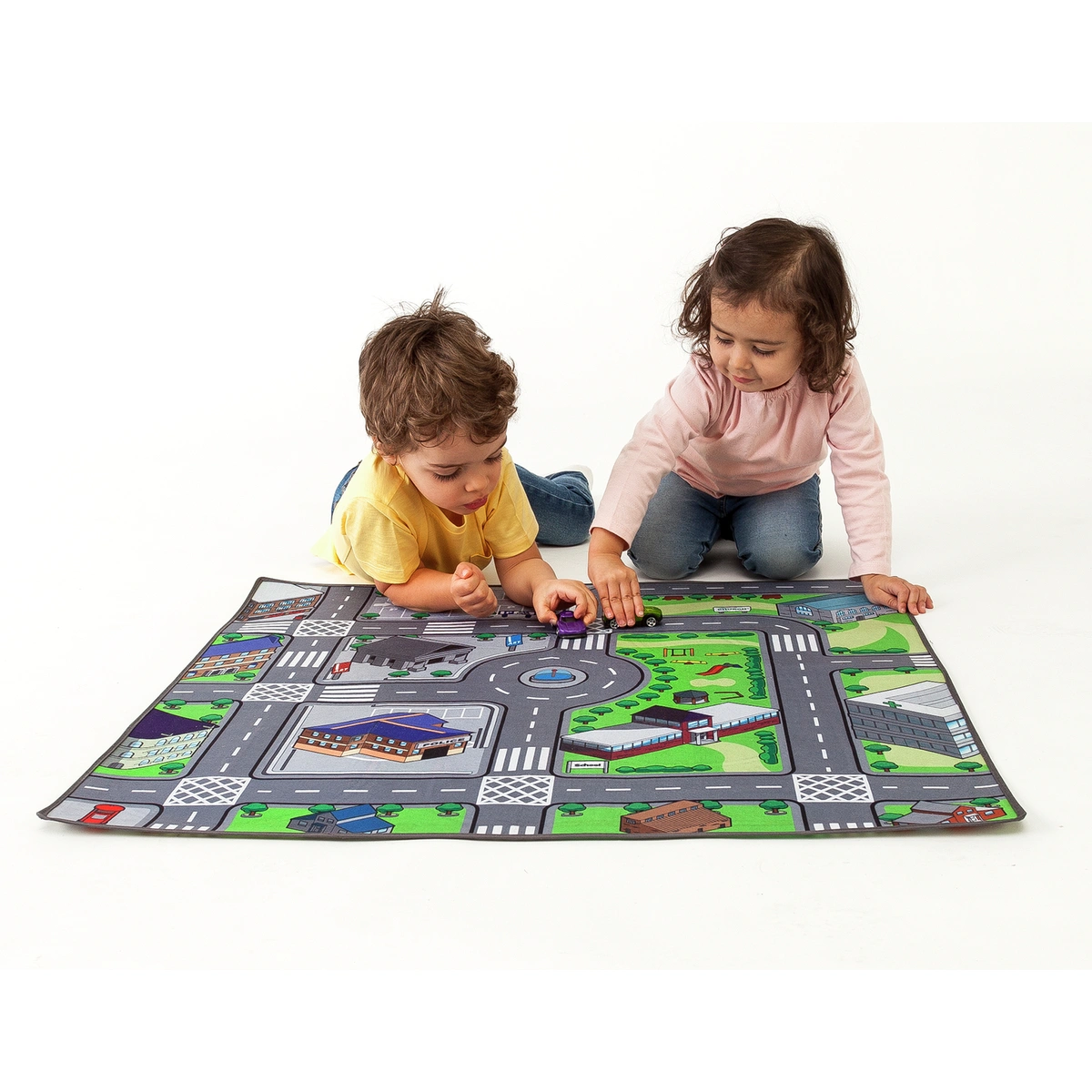 Chad Valley Double Sided Toy Car Mat and Cars