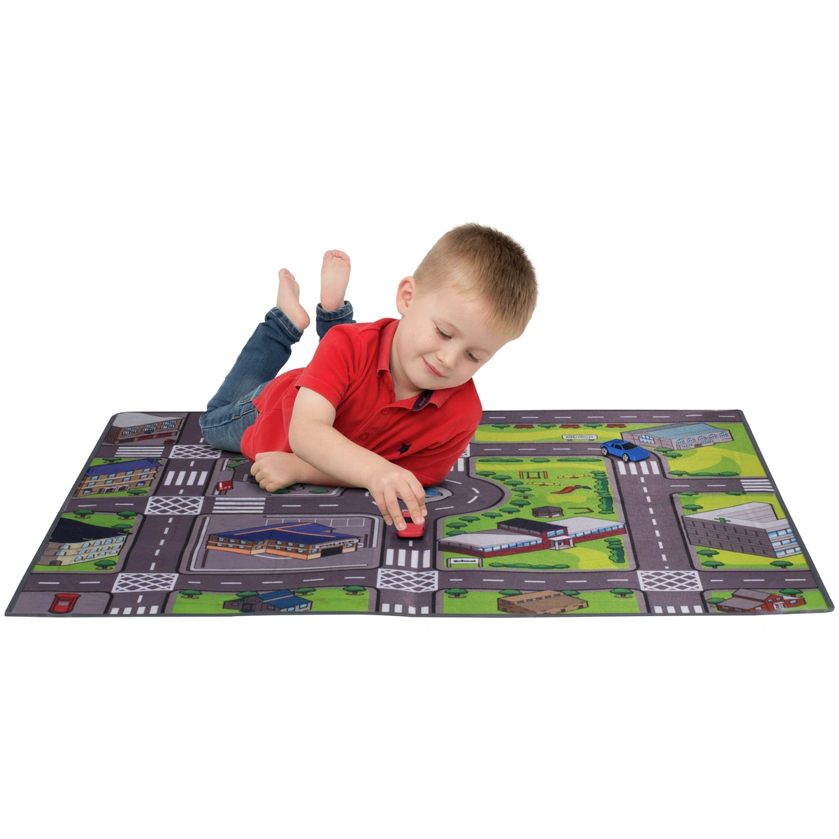 Chad Valley Double Sided Toy Car Mat and Cars