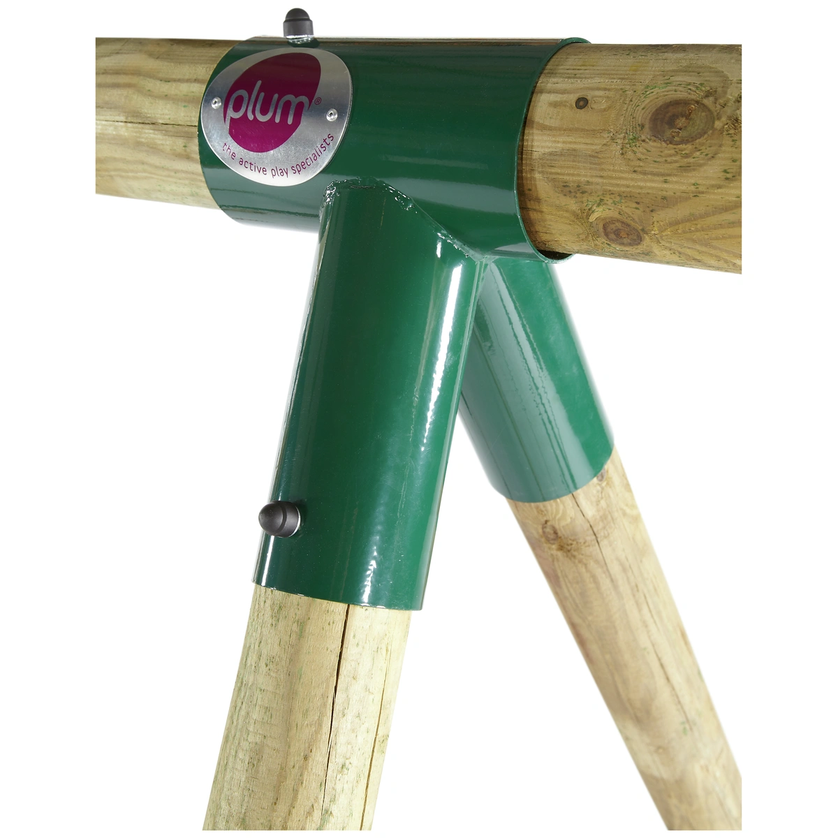 Plum Gibbon Wooden Garden Swing Set.
