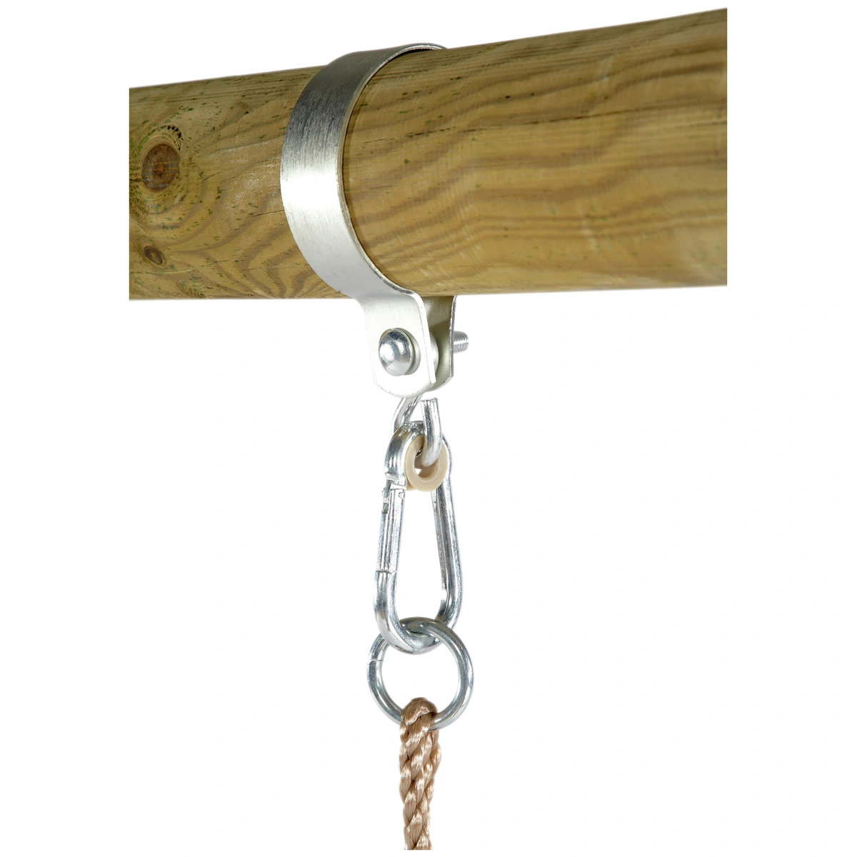 Plum Gibbon Wooden Garden Swing Set.