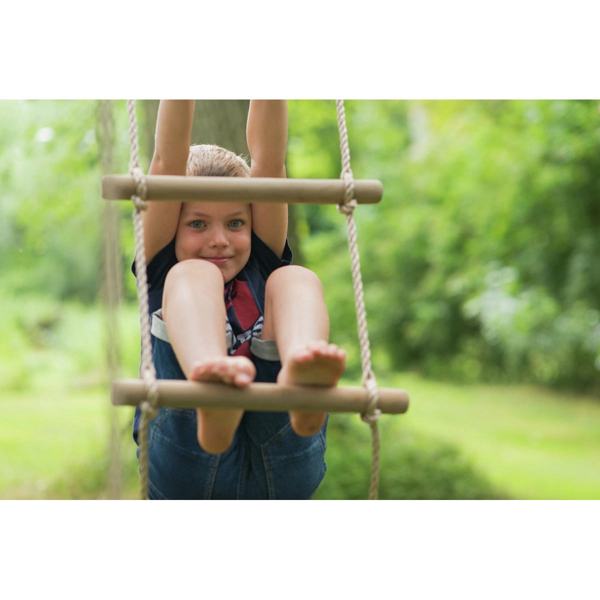 Plum Gibbon Wooden Garden Swing Set.