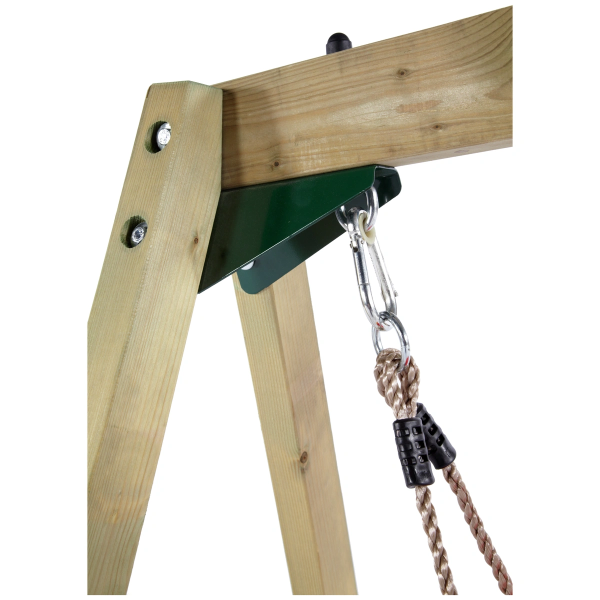 Plum Wooden Single Swing Set