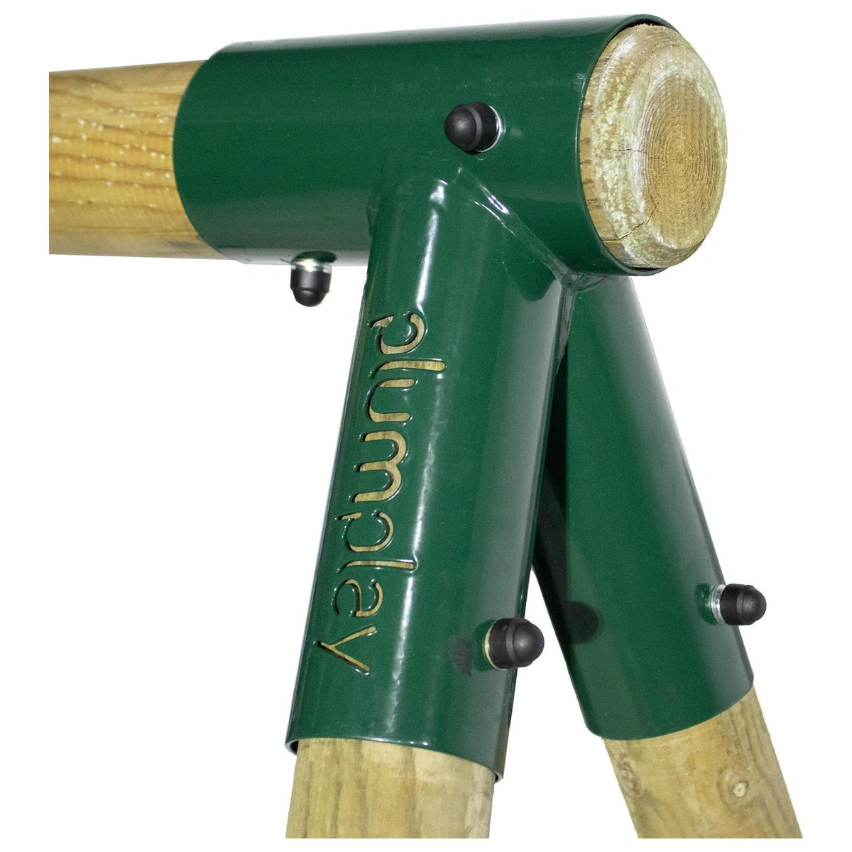 Plum Colobus Wooden Garden Swing Set.