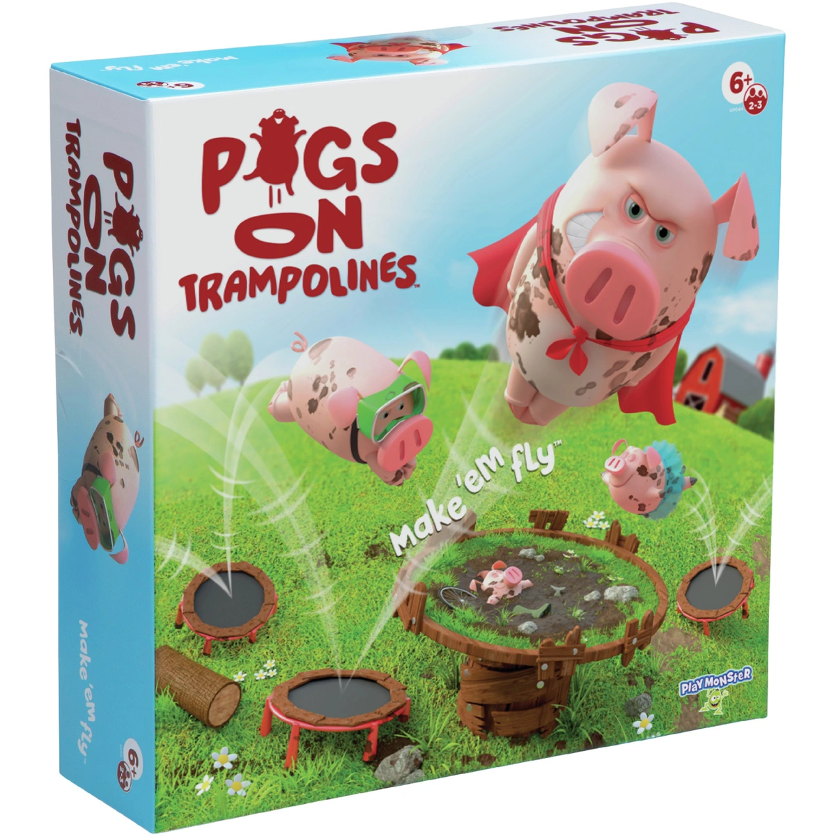 Pigs On Trampolines Game