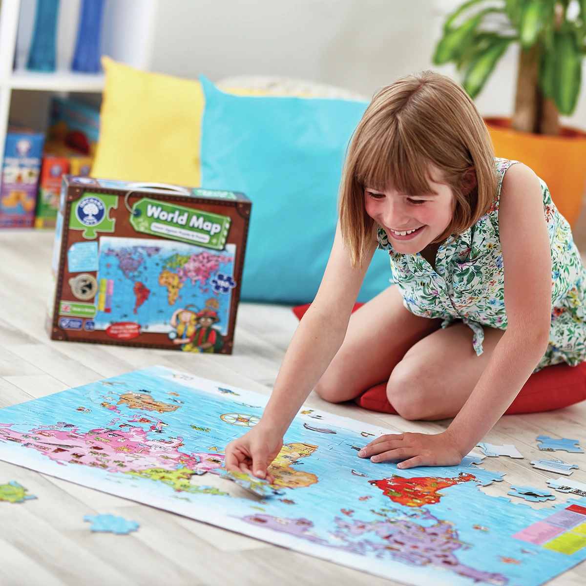 Orchard Toys World Map Jigsaw Puzzle And Poster