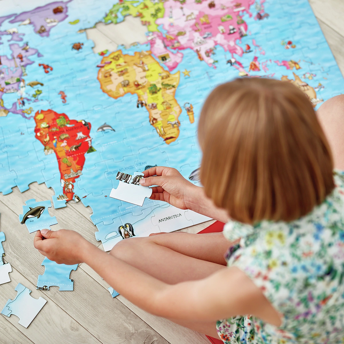 Orchard Toys World Map Jigsaw Puzzle And Poster