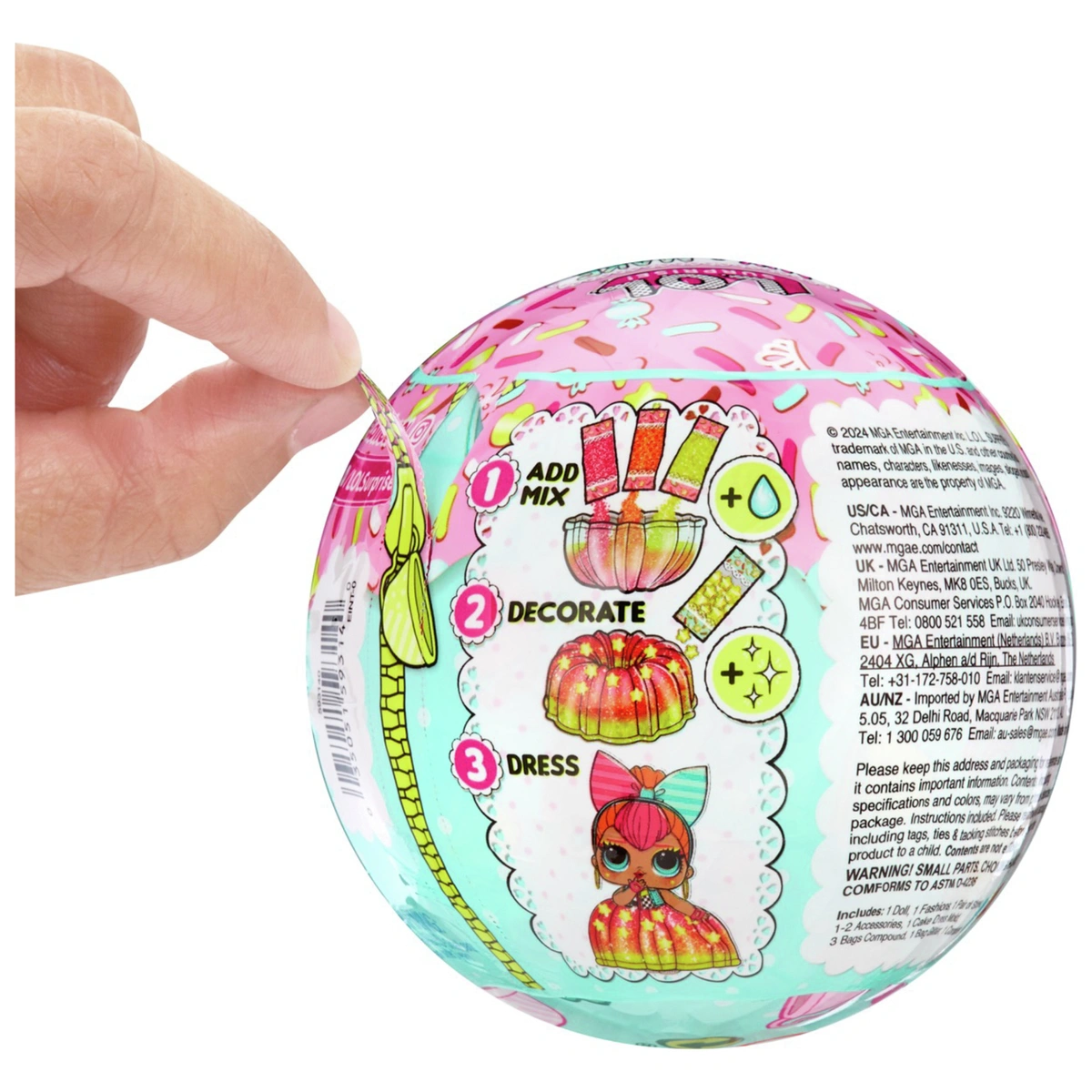 LOL Surprise Mix & Make Birthday Cake Tots Assortment - 9cm