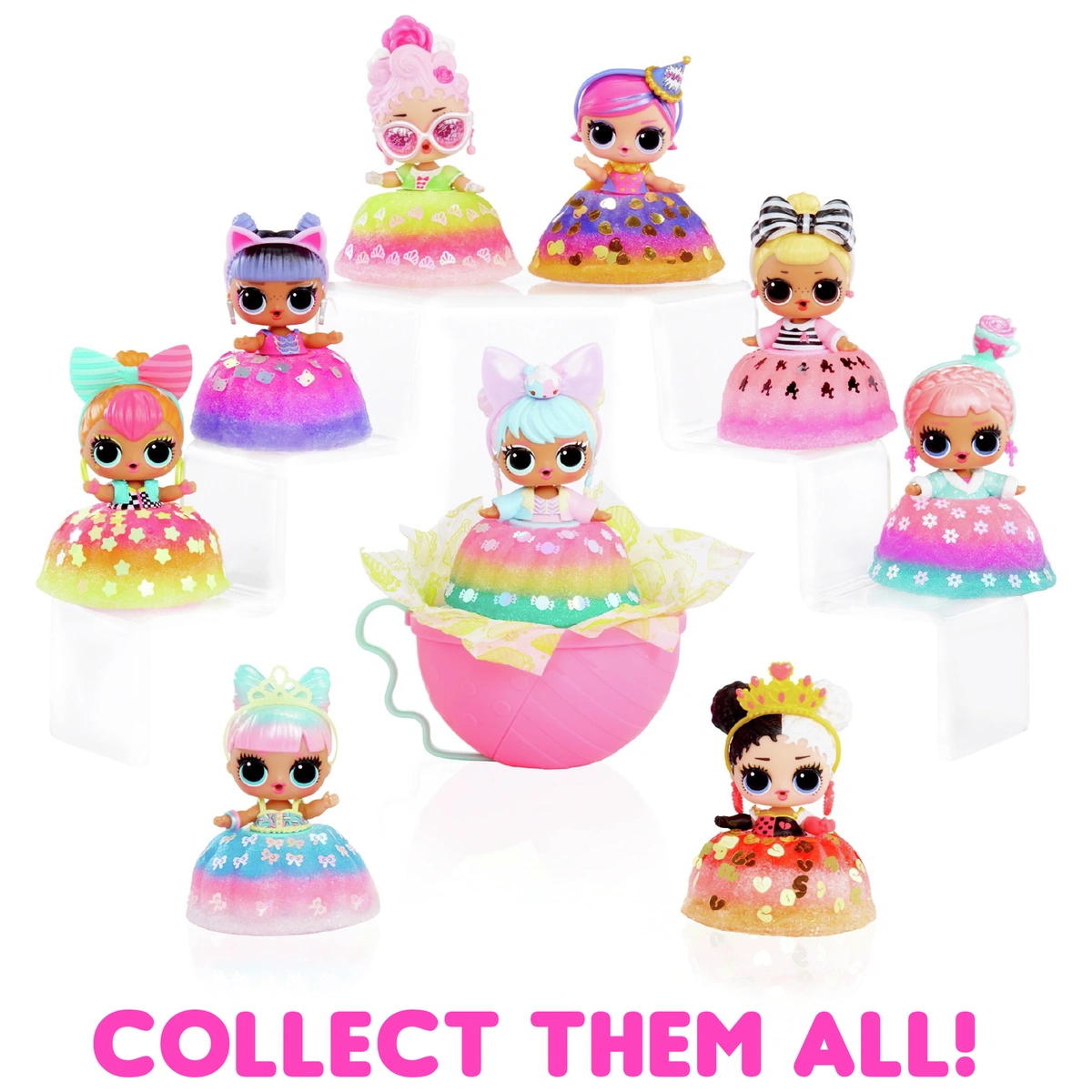 LOL Surprise Mix & Make Birthday Cake Tots Assortment - 9cm
