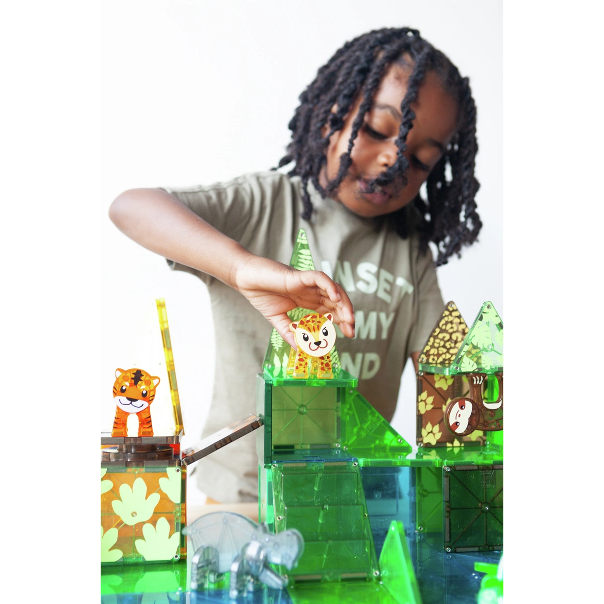 Magna-Tiles Jungle 25 Pieces Set
