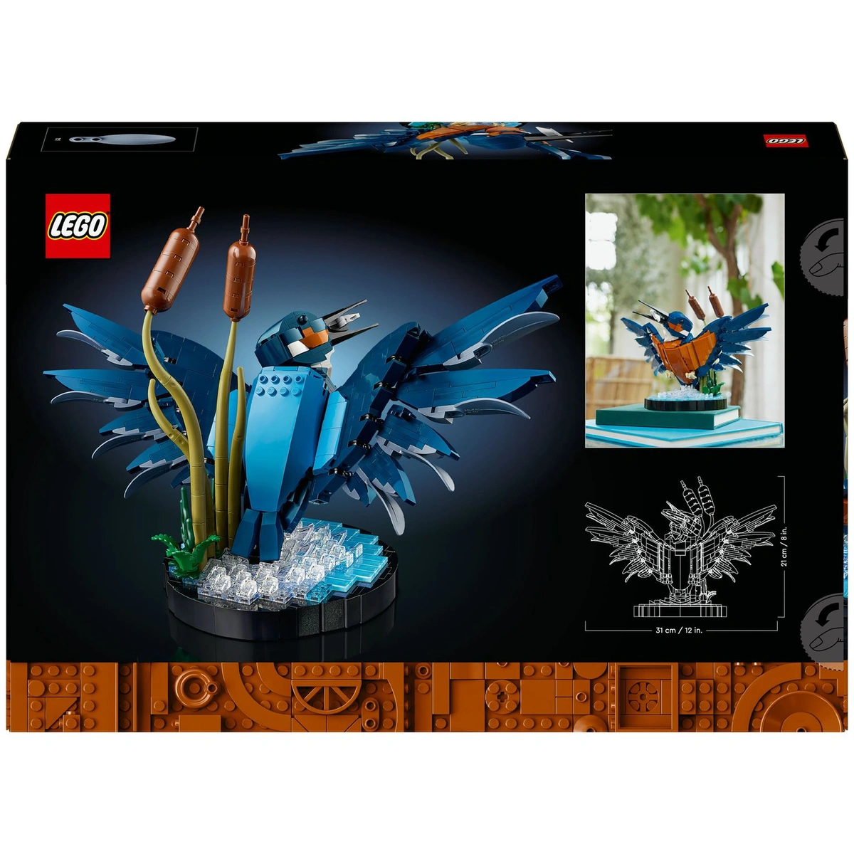 LEGO Icons Kingfisher Bird Building Kit for Adults 10331