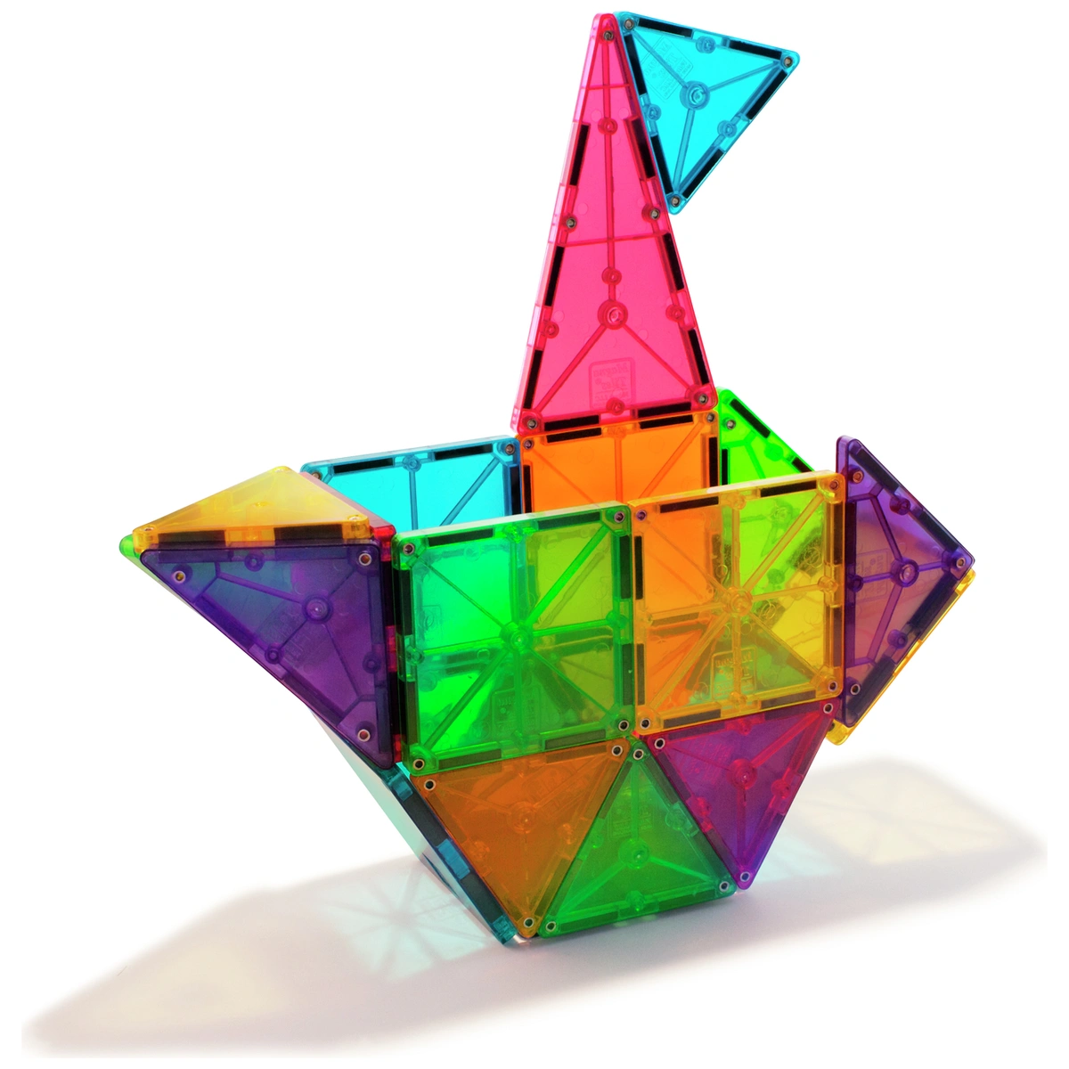 Magna-Tiles Clear Colours 32 Piece Set Magnetic Toy
