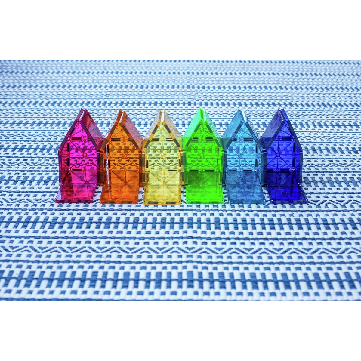 Magna-Tiles Clear Colours 32 Piece Set Magnetic Toy