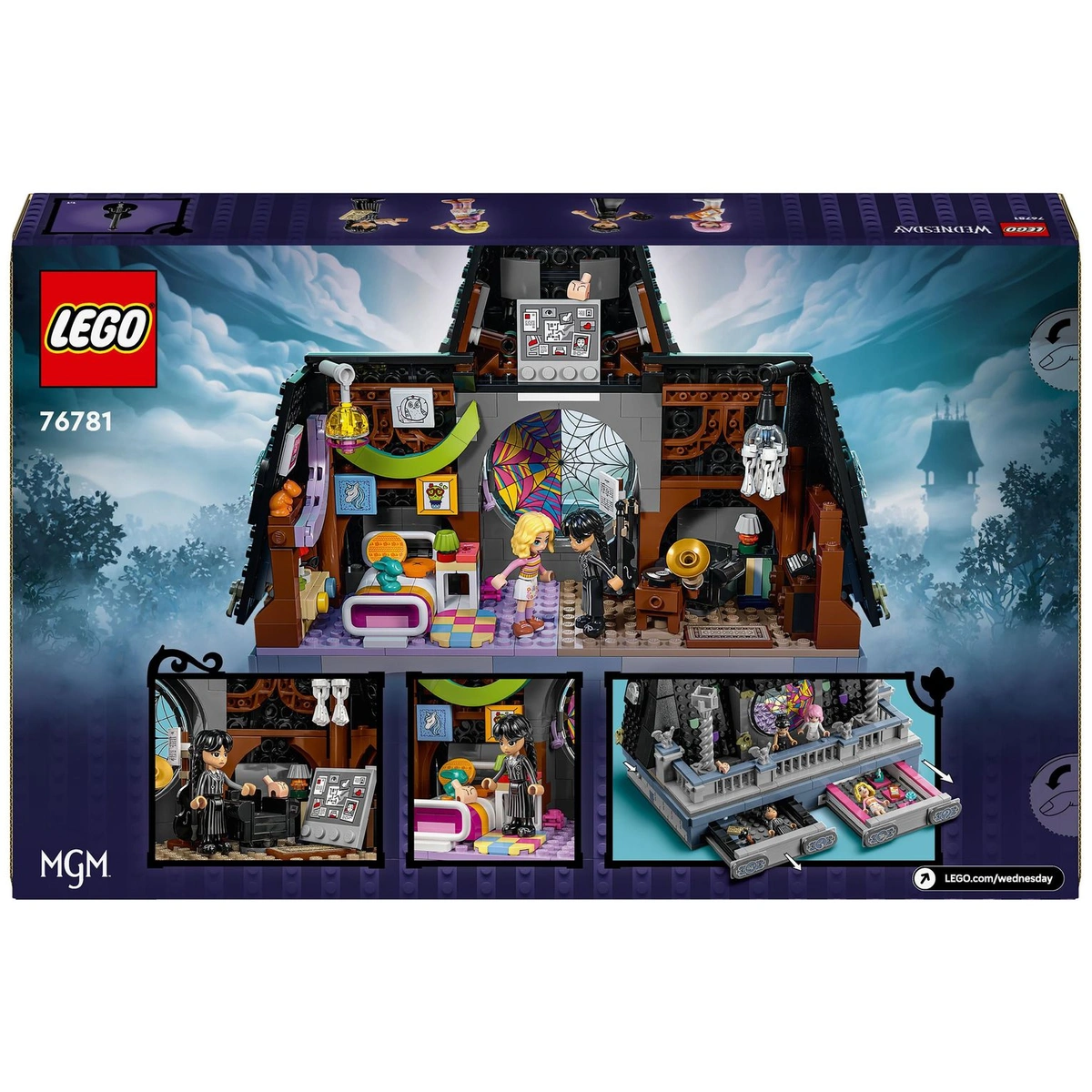 LEGO Wednesday & Enid's Dorm Room Set with Mini-Dolls 76781