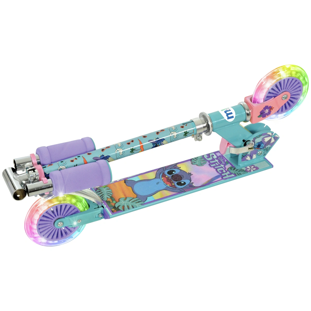 Disney Stitch Kids Foldable 2 Wheel Scooter