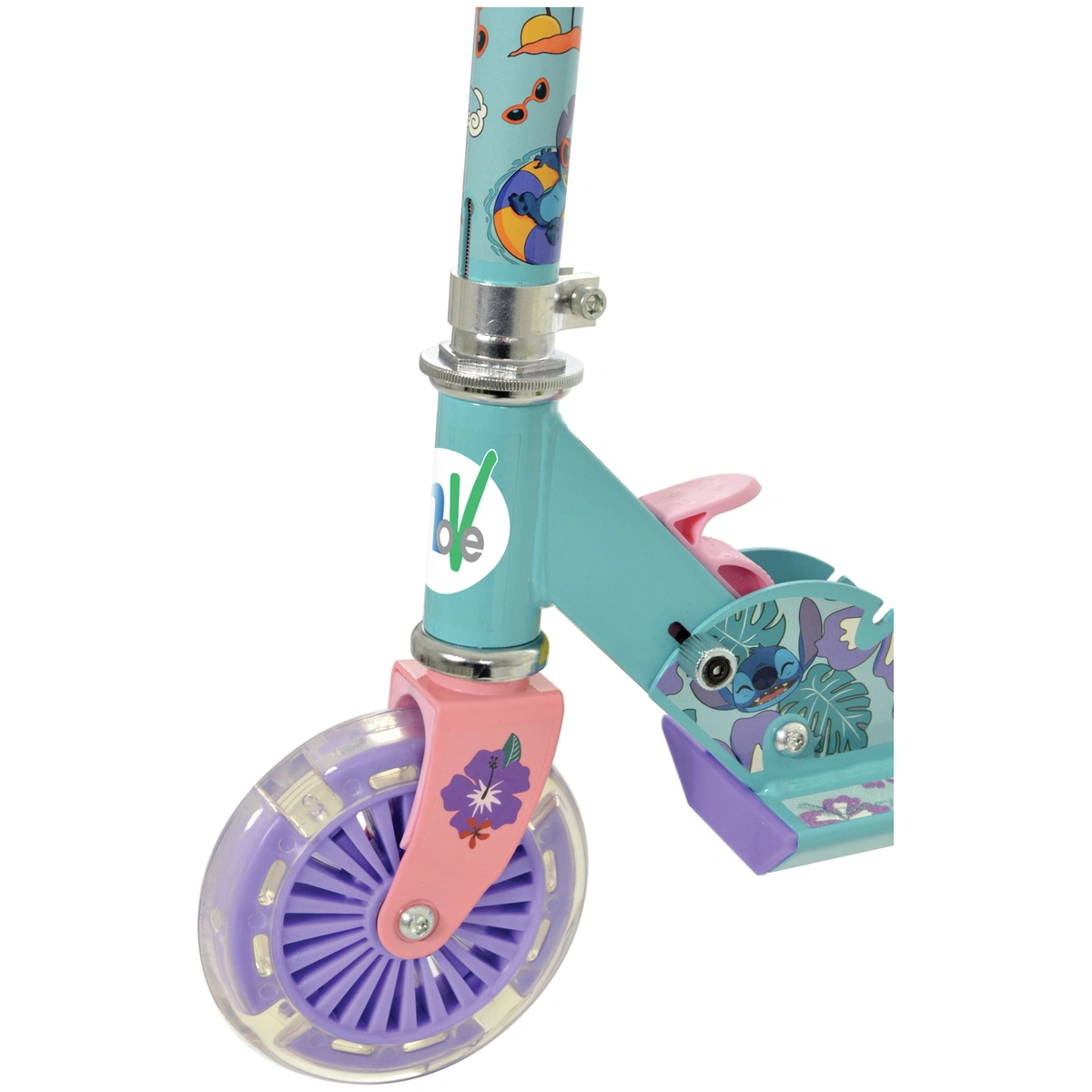 Disney Stitch Kids Foldable 2 Wheel Scooter