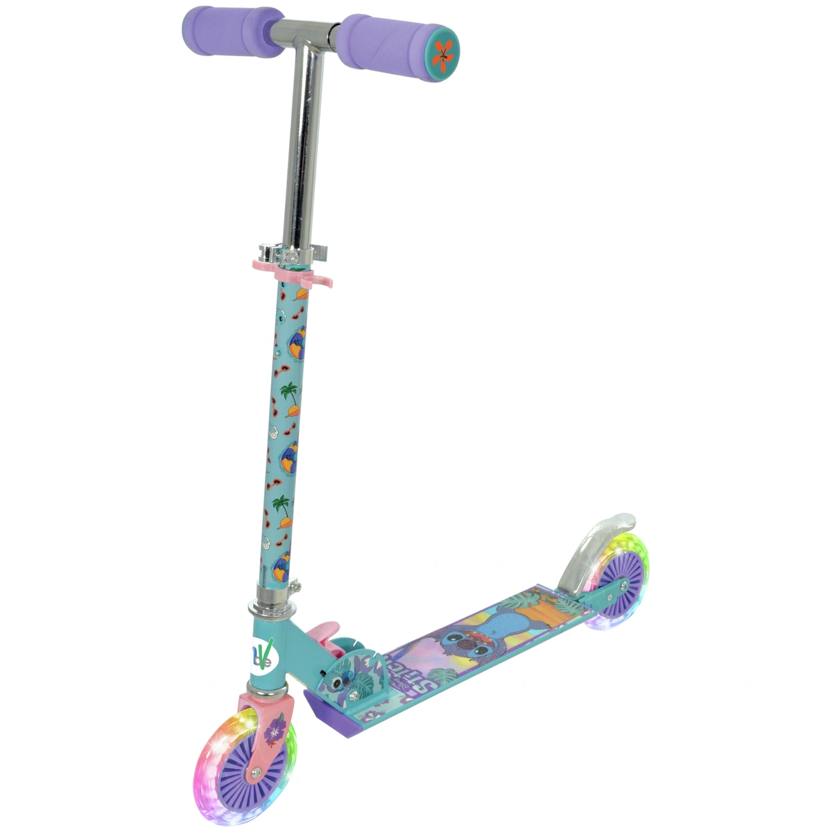 Disney Stitch Kids Foldable 2 Wheel Scooter